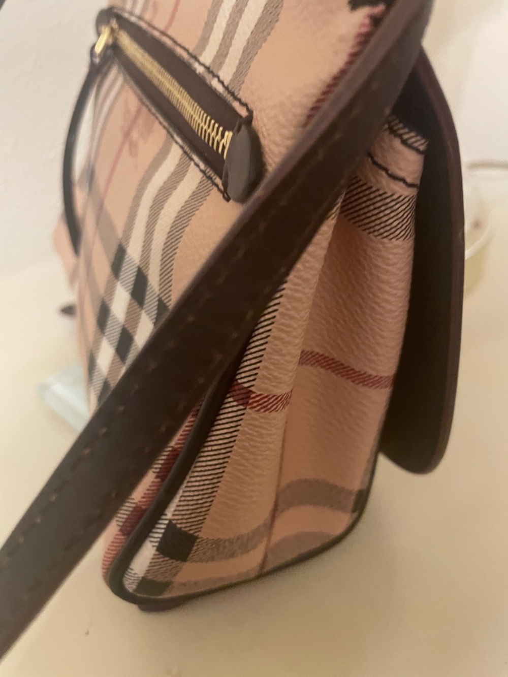 Burberry Baby Bridle Leather Crossbody with Gold Hardware - Picture 5 of 6